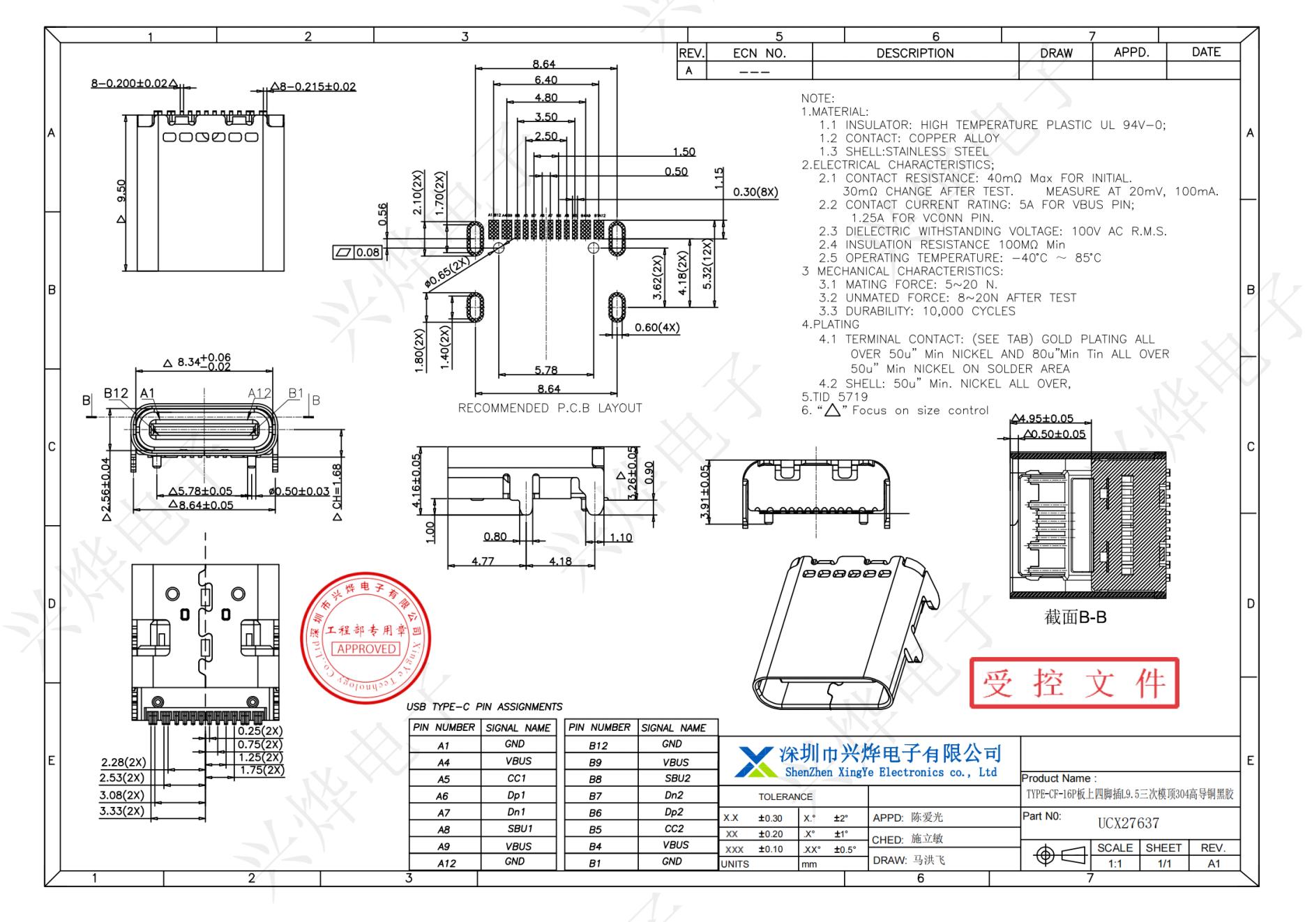 UCX27637 TYPE-CF-16P板上四脚插L9.5三次模顶304高导铜黑胶 - 副本_纯图版_00.jpg